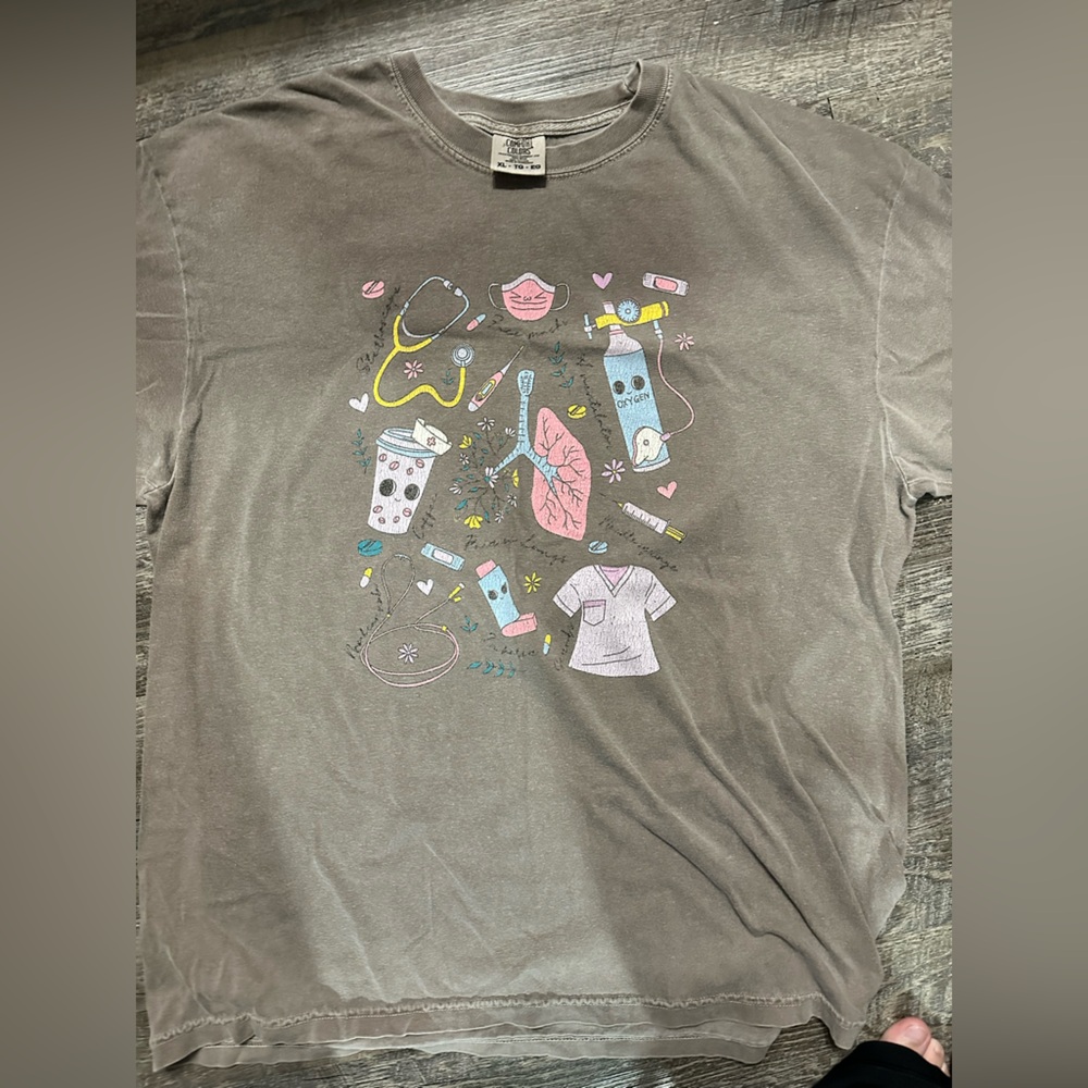 Comfort Colors Medical Nursing Graphic Tee